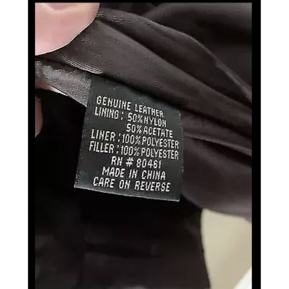 Guide Gear Mens Brown Leather Coat DuPont Thermolite Plus Insulation Size Large - Picture 6 of 6